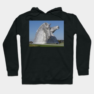 the amazing Kelpies, Helix Park , Falkirk , Scotland Hoodie